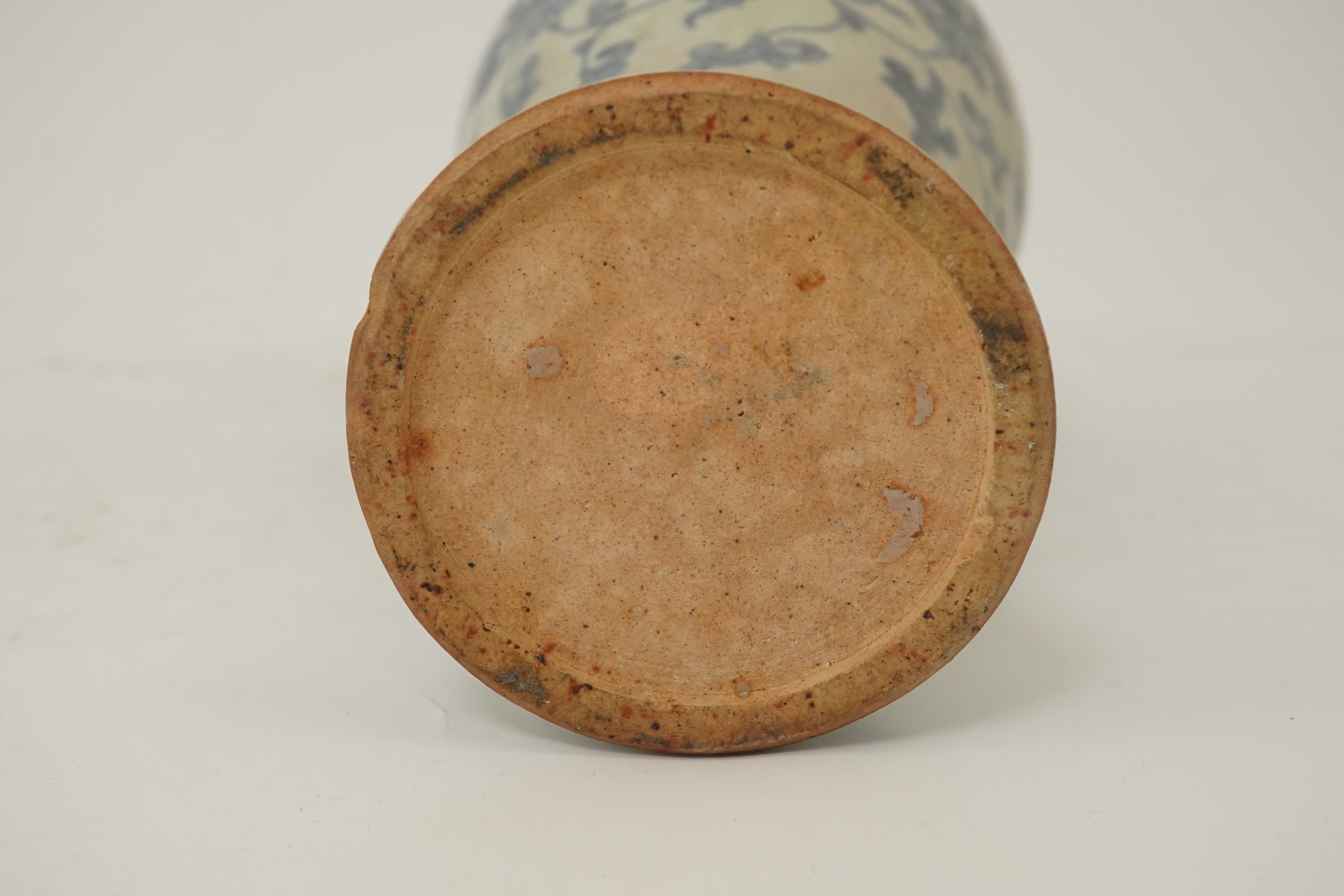A Chinese blue and white shipwreck meiping, Ming dynasty, 16th century